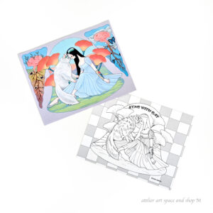 番地規紗<br>イラストカード"SYNG WITH CAT"