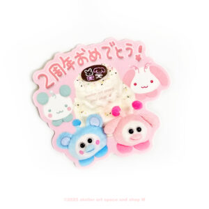 ２周年記念🎂<br>"OMEDETO~!"ダイカットステッカー