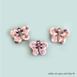 Risa Mehmet<br>バタフライブローチ