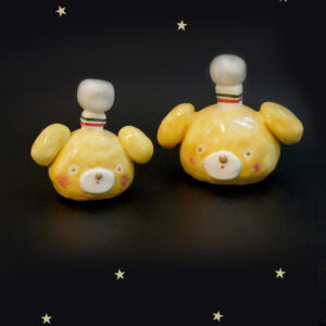 MIKAKO<br>クリスマスチキンの犬の置物